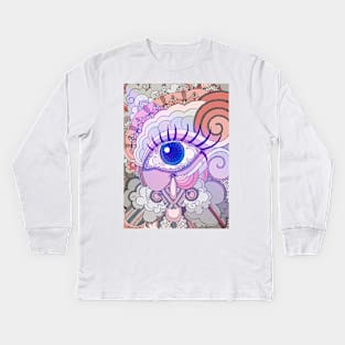 Eye Spy Psychedelic Kids Long Sleeve T-Shirt